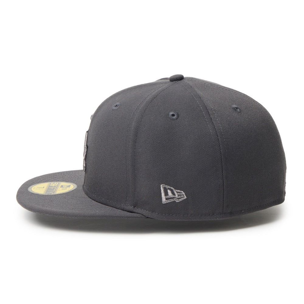 New Era Los Angeles Dodgers Metallic Pewter Grey 59FIFTY Fitted Cap