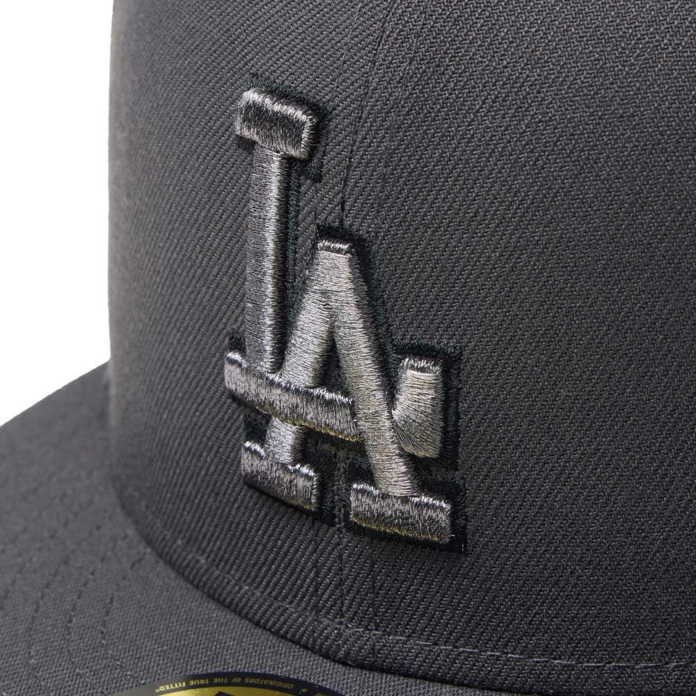 New Era Los Angeles Dodgers Metallic Pewter Grey 59FIFTY Fitted Cap