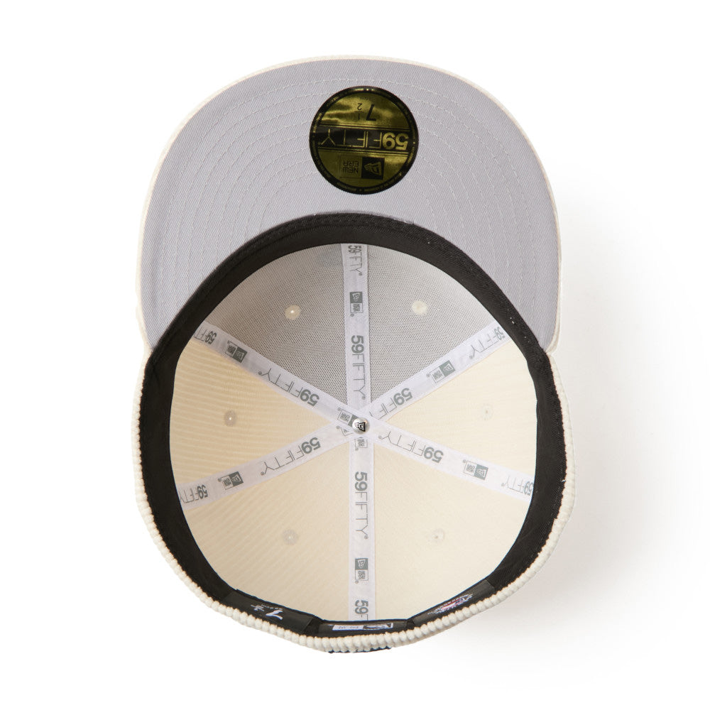 New Era Chicago White Sox Corduroy Ivory 59FIFTY Fitted Cap