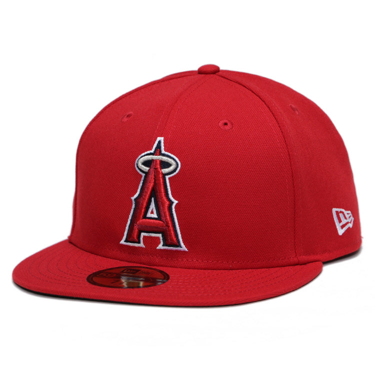 Anaheim Angels MLB AC Perf Red 59FIFTY Fitted Cap (ESSENTIAL)