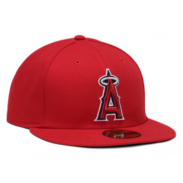 Anaheim Angels MLB AC Perf Red 59FIFTY Fitted Cap (ESSENTIAL)