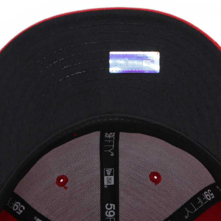 Anaheim Angels MLB AC Perf Red 59FIFTY Fitted Cap (ESSENTIAL)