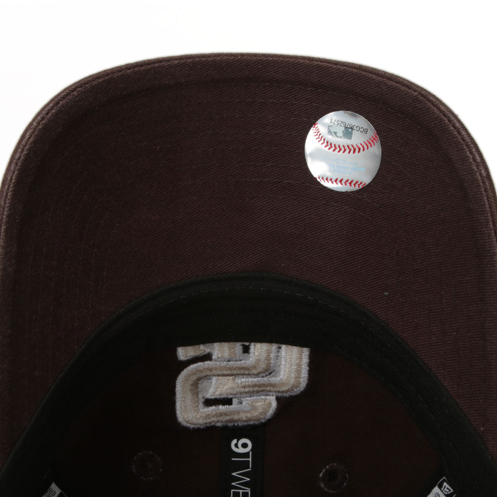 New Era San Diego Padres MLB Core Classic Brown 9TWENTY Adjustable Cap