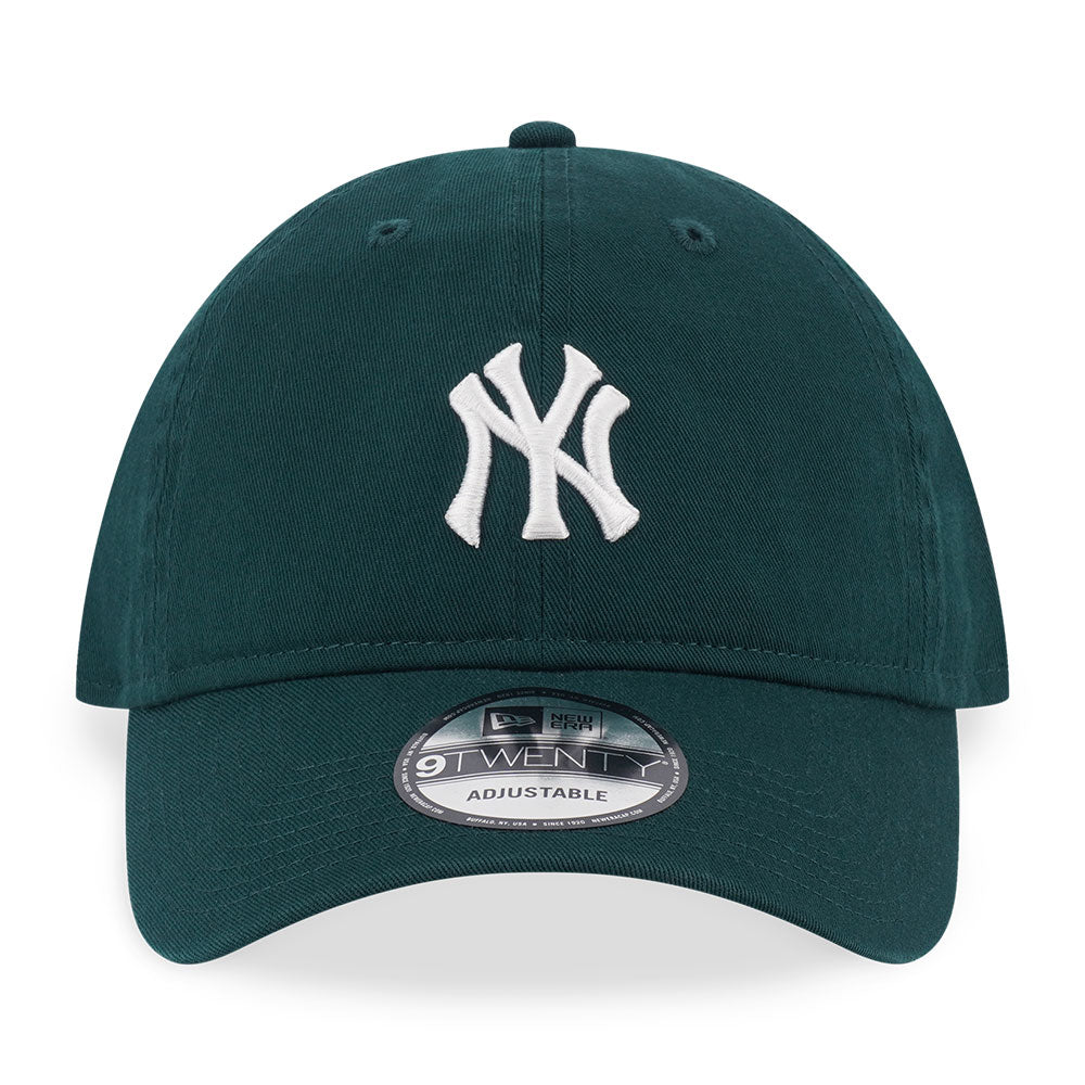 New Era New York Yankees Mini Logo Dark Green 9TWENTY Adjustable Cap