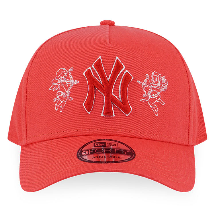 New York Yankees MLB My Valentine Angels Pink 9FORTY A-Frame Adjustable Cap