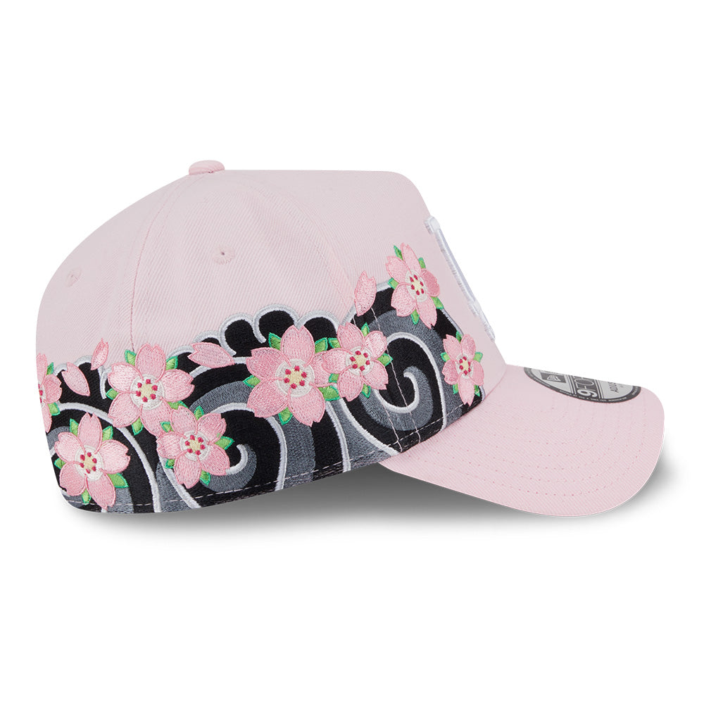 New Era Los Angeles Dodgers Sakura Pack SS26 Pink 9FORTY A-Frame Adjustable Cap