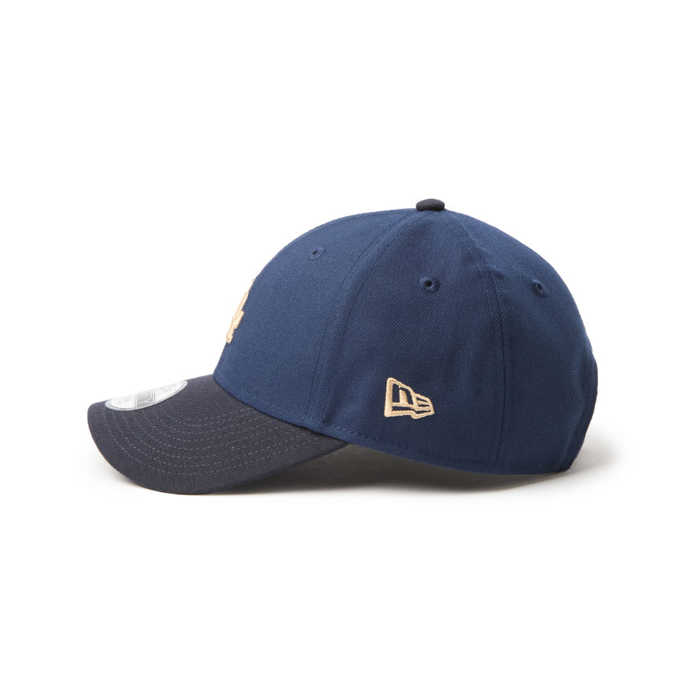 New Era Los Angeles Dodgers Mid Size Logo Blue Navy Youth 9FORTY Adjustable Cap