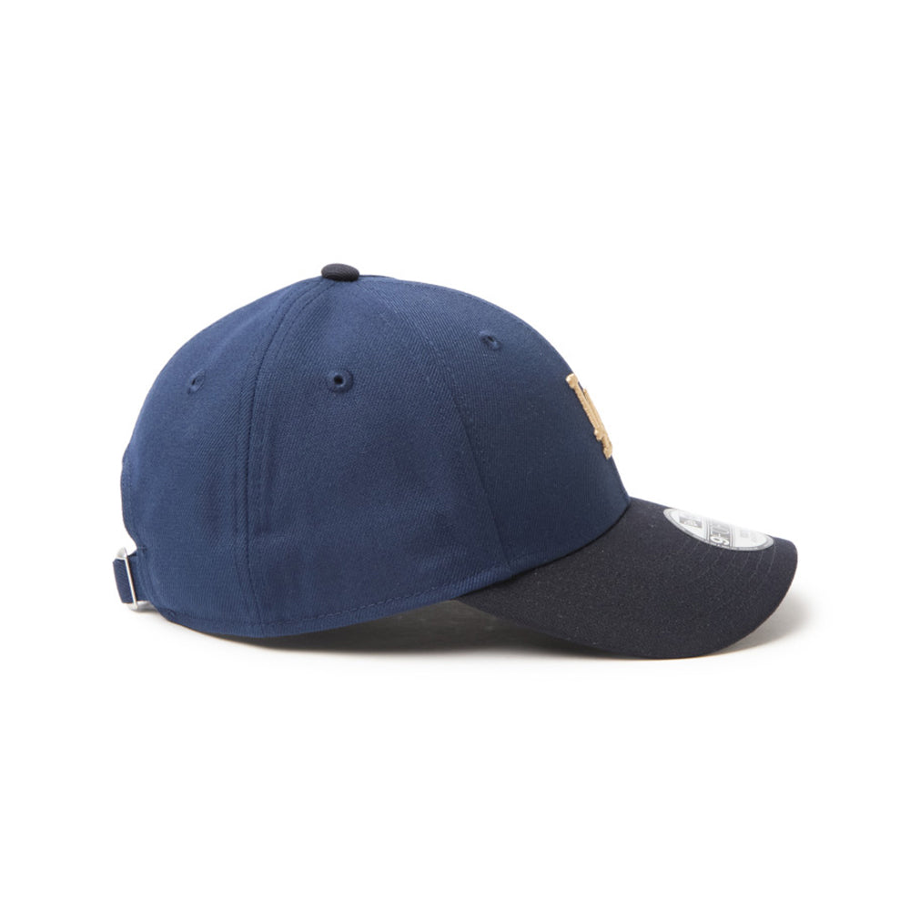 New Era Los Angeles Dodgers Mid Size Logo Blue Navy Youth 9FORTY Adjustable Cap