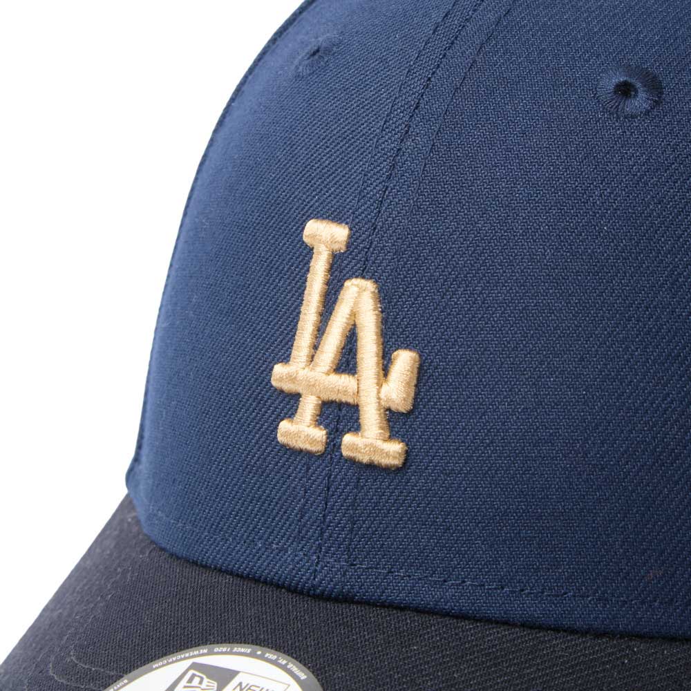 New Era Los Angeles Dodgers Mid Size Logo Blue Navy Youth 9FORTY Adjustable Cap