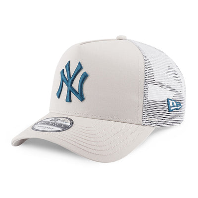 New Era New York Yankees Color Era FW26 Ivory 9FORTY A-Frame Trucker Cap