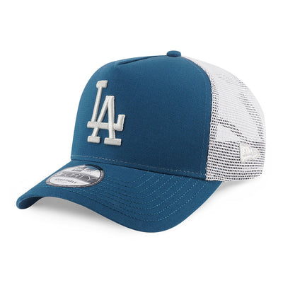 New Era Los Angeles Dodgers Color Era FW26 Cadet Blue 9FORTY A-Frame Trucker Cap