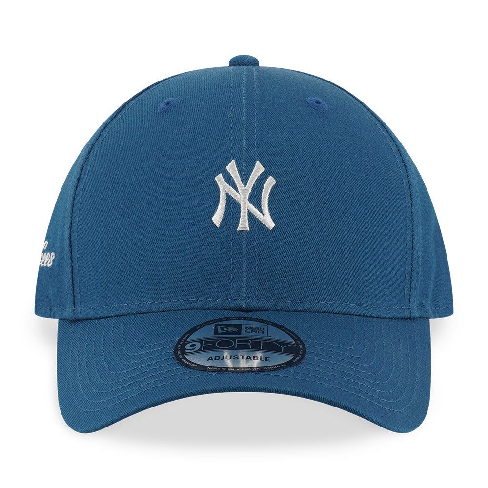 New Era New York Yankees Color Era FW26 Mini Logo Cadet Blue 9FORTY Adjustable Cap