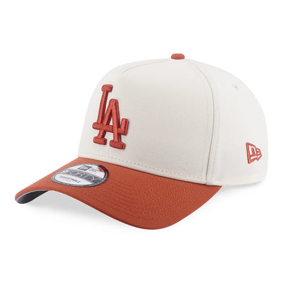 New Era Los Angeles Dodgers Chrome White Rush Orange 9FORTY A-Frame Adjustable Cap