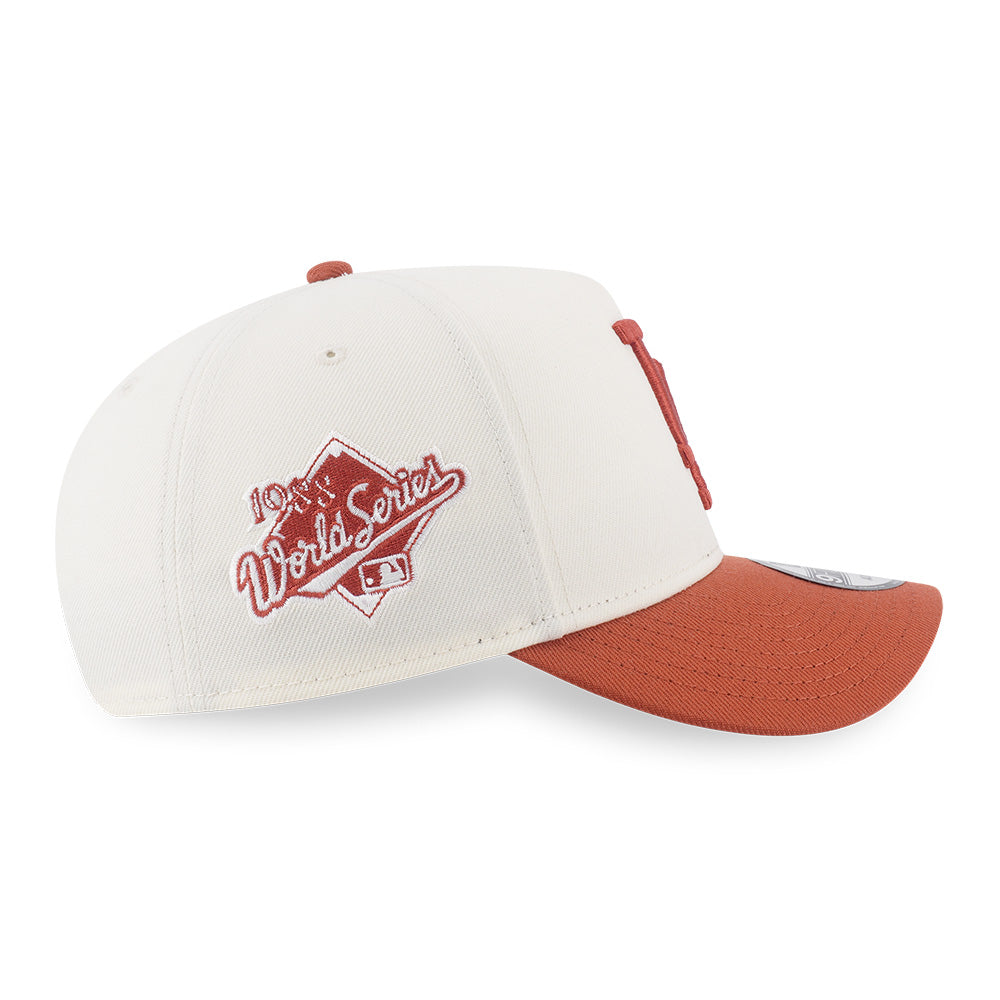 New Era Los Angeles Dodgers Chrome White Rush Orange 9FORTY A-Frame Adjustable Cap