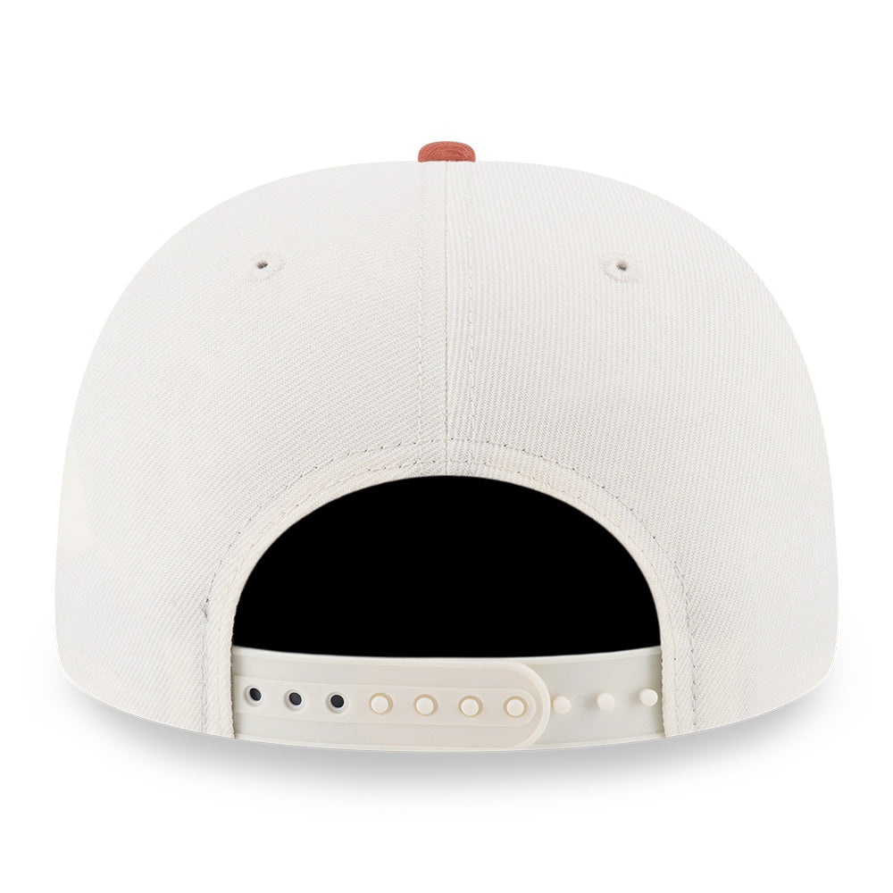 New Era Los Angeles Dodgers Chrome White Rush Orange 9FORTY A-Frame Adjustable Cap
