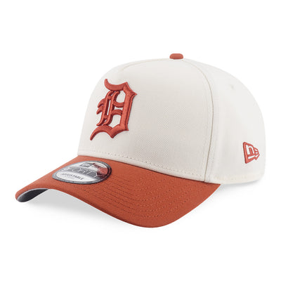 New Era Detroit Tigers Chrome White Rush Orange 9FORTY A-Frame Adjustable Cap