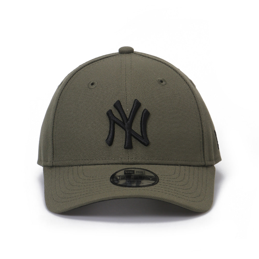 New Era New York Yankees Olive Black Youth 9FORTY Adjustable Cap