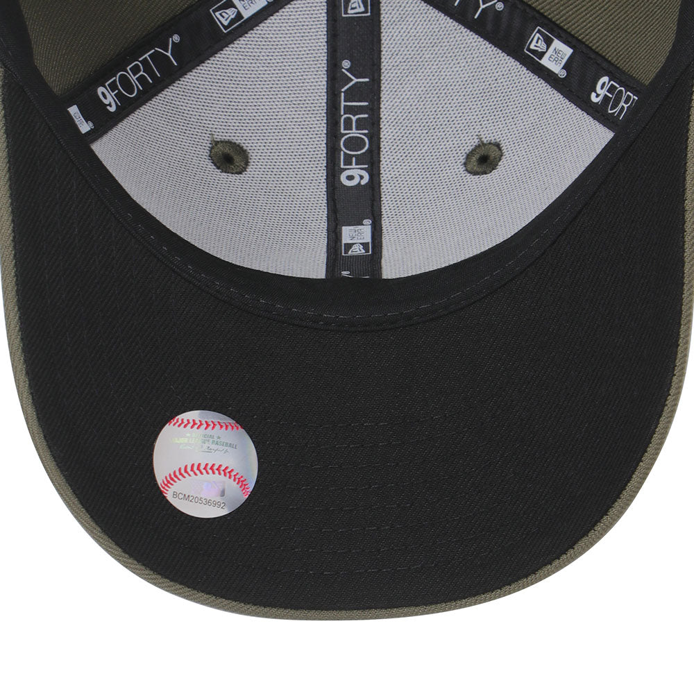 New Era New York Yankees Olive Black Youth 9FORTY Adjustable Cap
