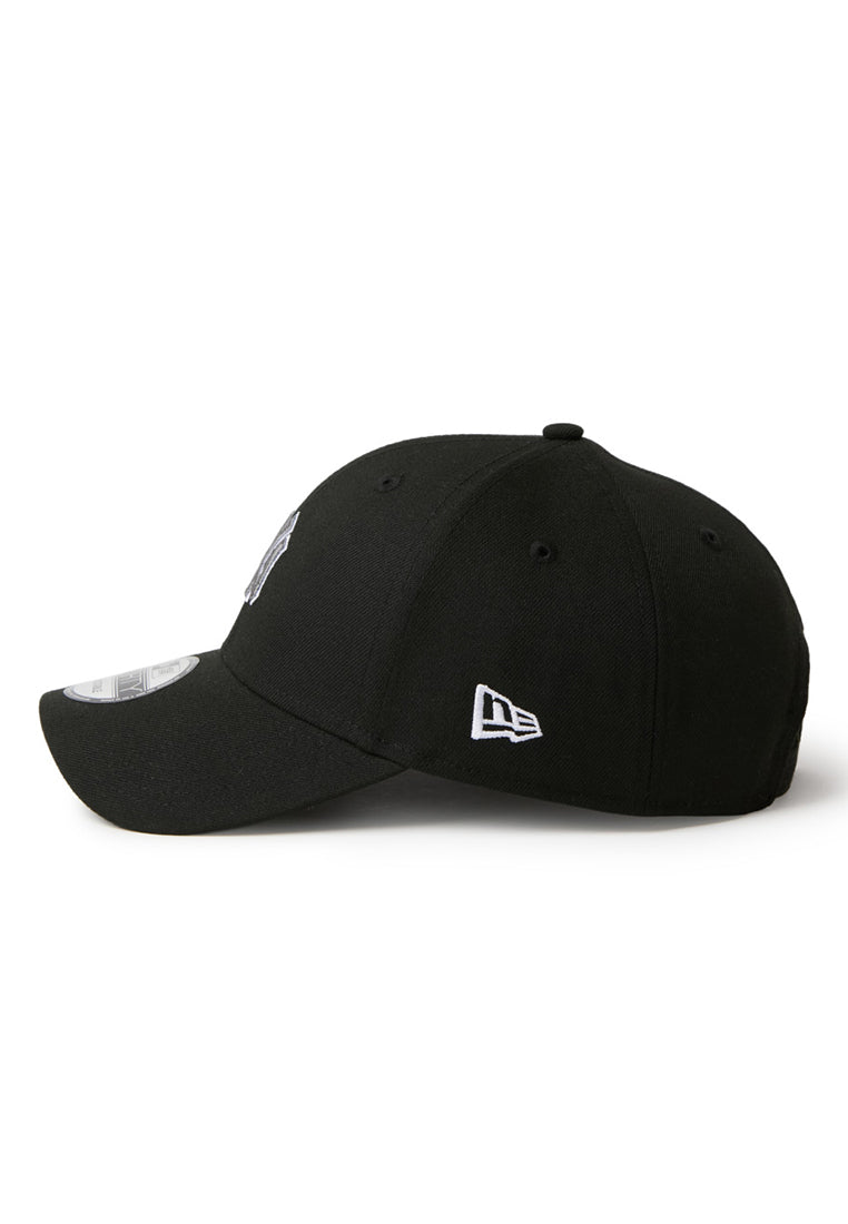 New Era New York Yankees Mid Size Logo Black 9FORTY Adjustable Cap
