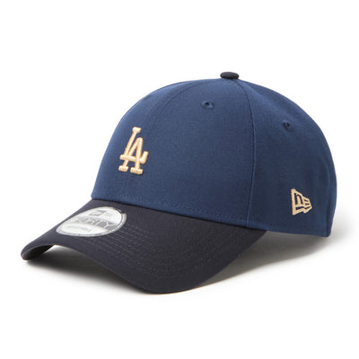 New Era Los Angeles Dodgers Mid Size Logo Blue Navy 9FORTY Adjustable Cap