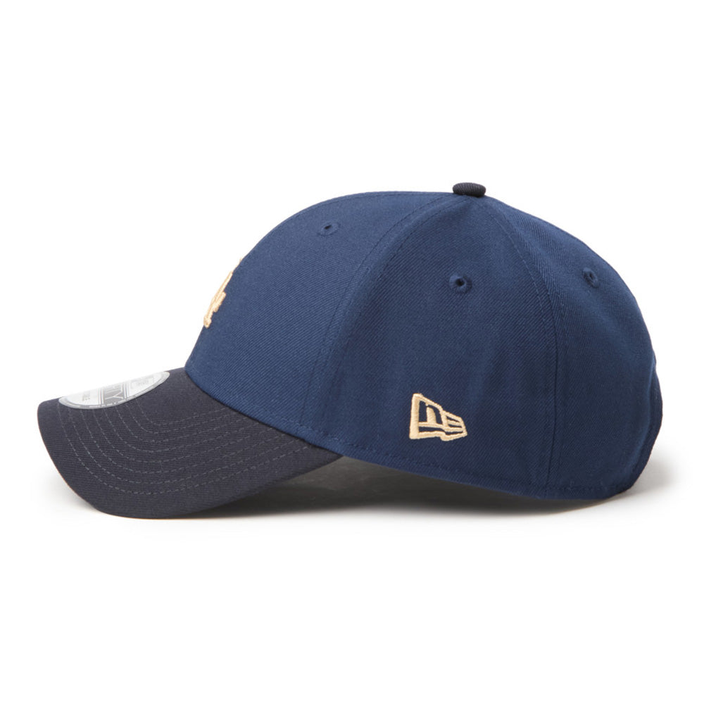 New Era Los Angeles Dodgers Mid Size Logo Blue Navy 9FORTY Adjustable Cap