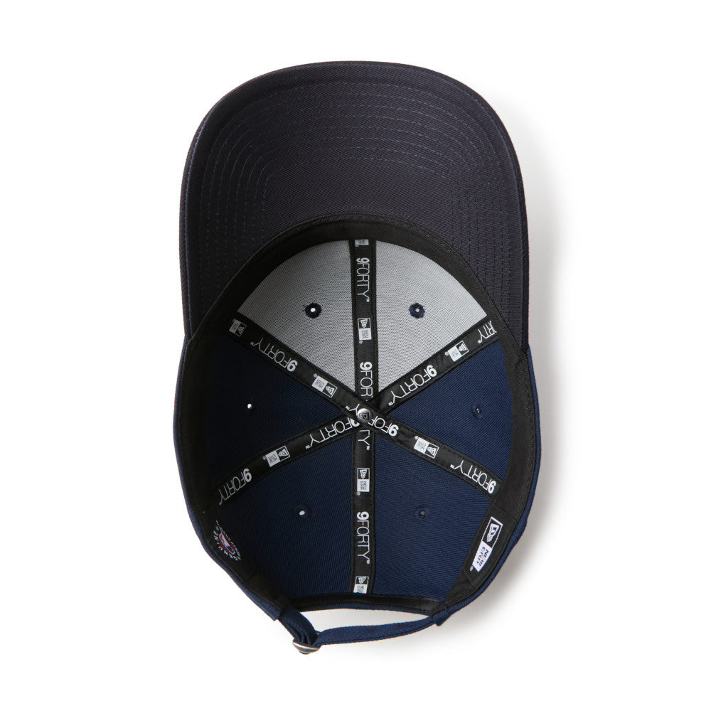 New Era Los Angeles Dodgers Mid Size Logo Blue Navy 9FORTY Adjustable Cap