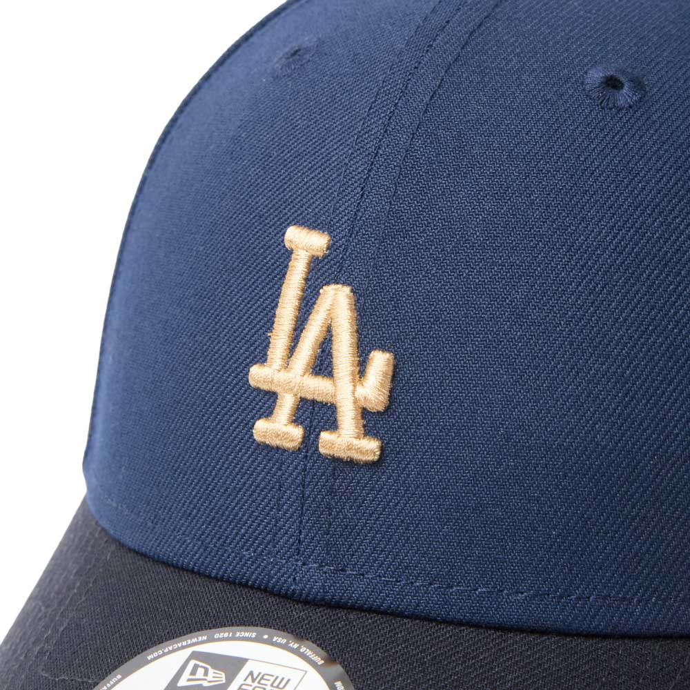 New Era Los Angeles Dodgers Mid Size Logo Blue Navy 9FORTY Adjustable Cap