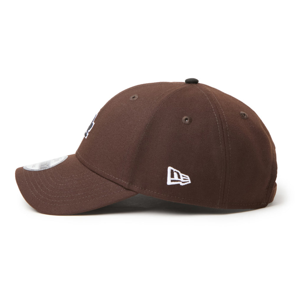 New Era Los Angeles Dodgers Mid Size Logo Brown 9FORTY Adjustable Cap