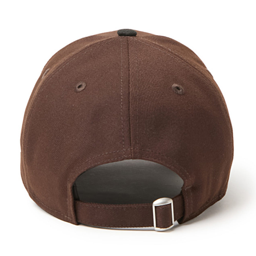 New Era Los Angeles Dodgers Mid Size Logo Brown 9FORTY Adjustable Cap
