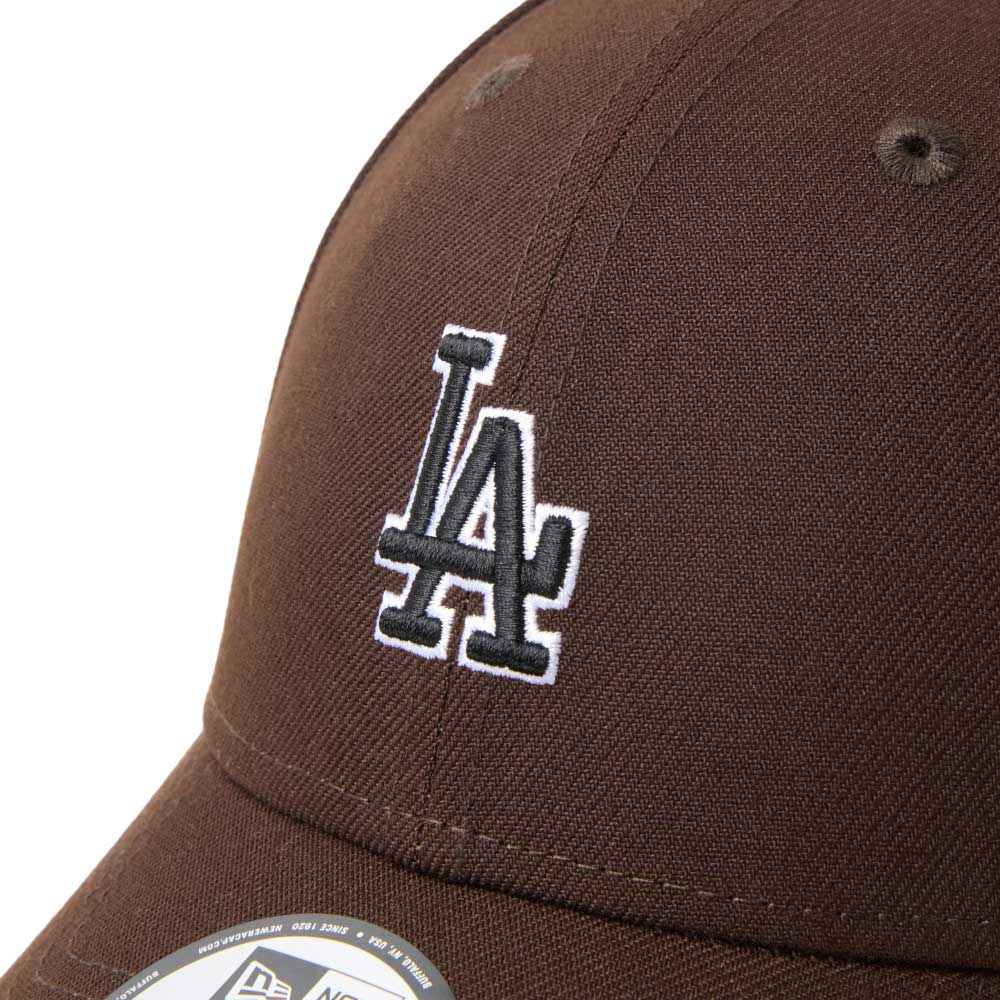 New Era Los Angeles Dodgers Mid Size Logo Brown 9FORTY Adjustable Cap