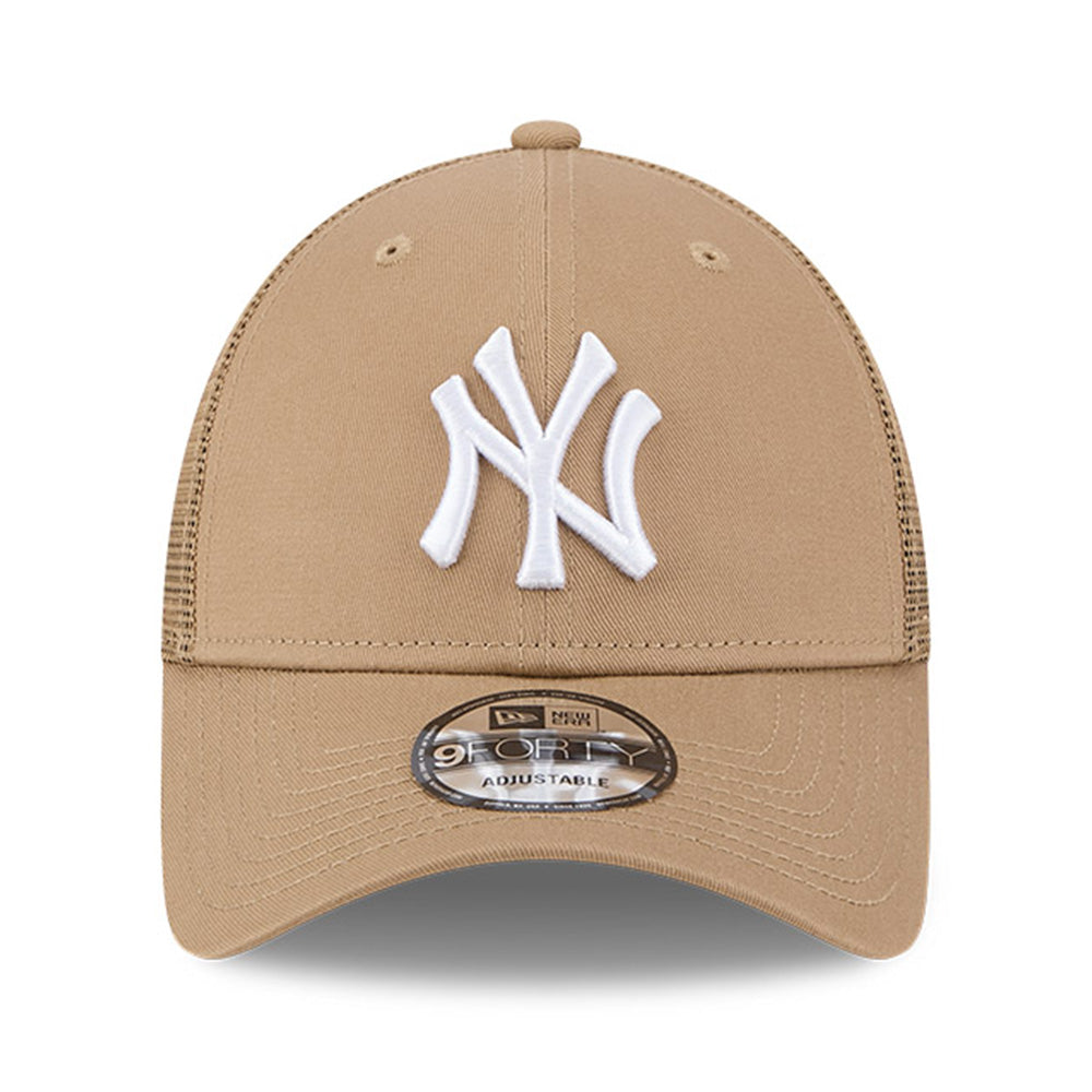 New Era New York Yankees Khaki Classic 9FORTY Trucker Adjustable Cap