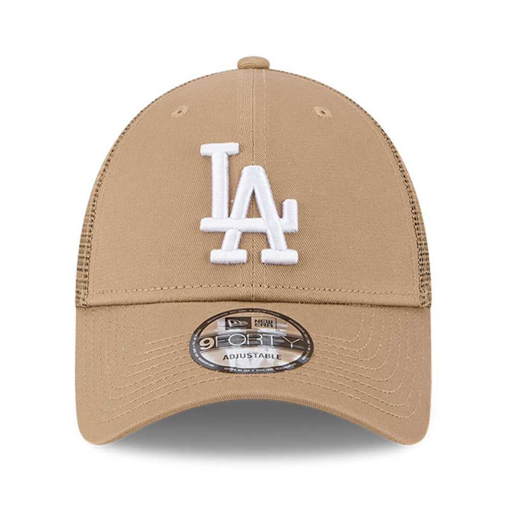 New Era Los Angeles Dodgers Khaki Classic 9FORTY Trucker Adjustable Cap