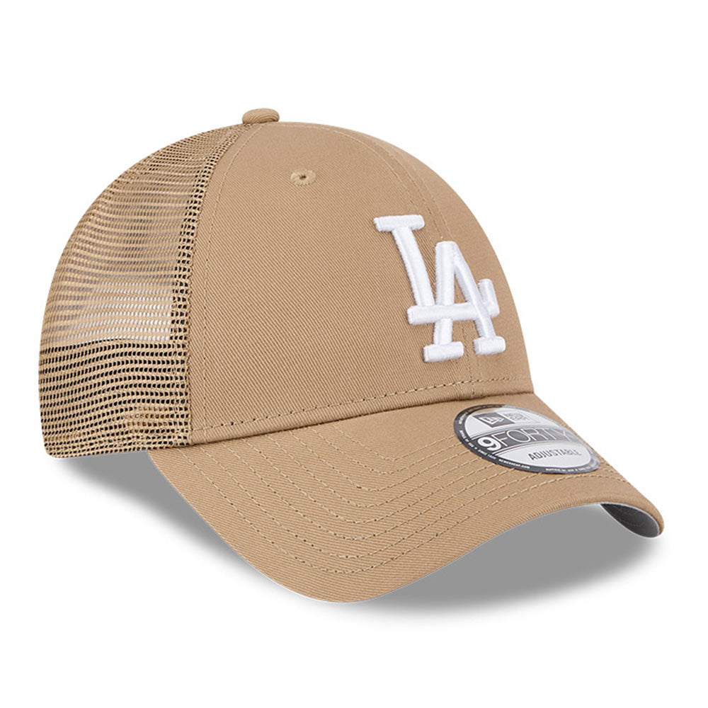 New Era Los Angeles Dodgers Khaki Classic 9FORTY Trucker Adjustable Cap