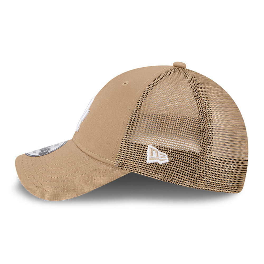 New Era Los Angeles Dodgers Khaki Classic 9FORTY Trucker Adjustable Cap