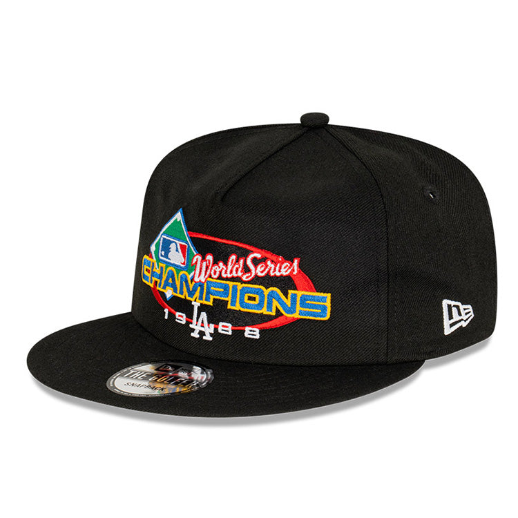 Los Angeles Dodgers MLB World Series Champions 1988 Black Golfer Snapback Cap