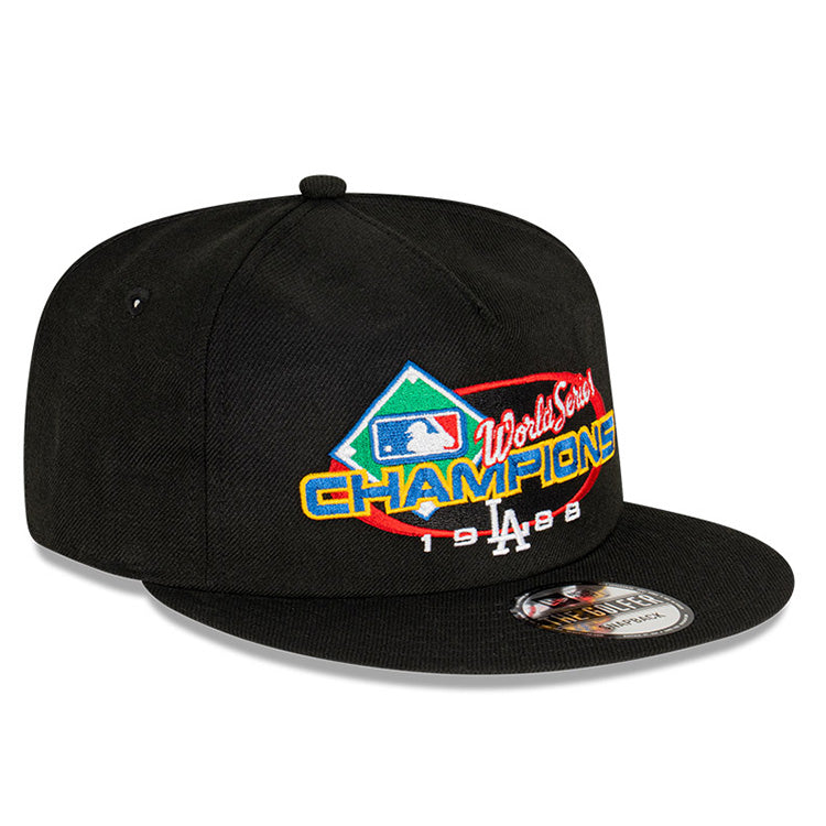 Los Angeles Dodgers MLB World Series Champions 1988 Black Golfer Snapback Cap