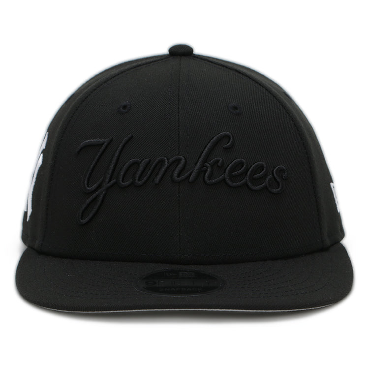 New York Yankees MLB FELT Black 9FIFTY Retro Crown Low Profile Adjusta New Era PH