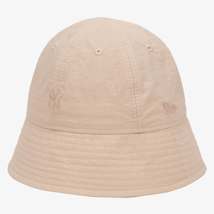 New York Yankees MLB Nylon Essential Beige Sailor Brim Bucket Hat