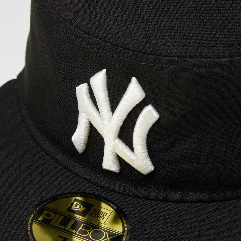 New Era New York Yankees Black Pillbox Hat