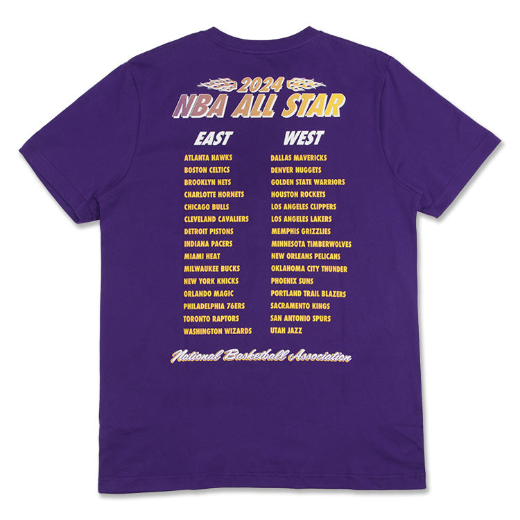 Los Angeles Lakers NBA All Star Game 2024 Rally Drive Black Short Sleeve T-Shirt