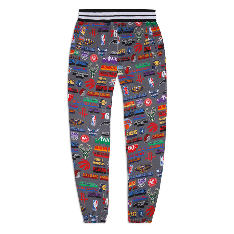 AWAKE NBA All Star Game 23 Team Logo All Over Multicolor Sweatpants (LIMITED)