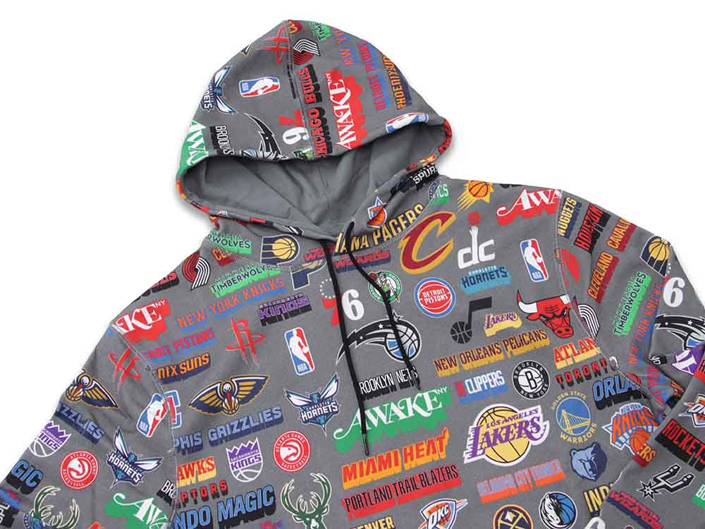 New Era NBA x AWAKE All Star Game Multi Logo Hoodie