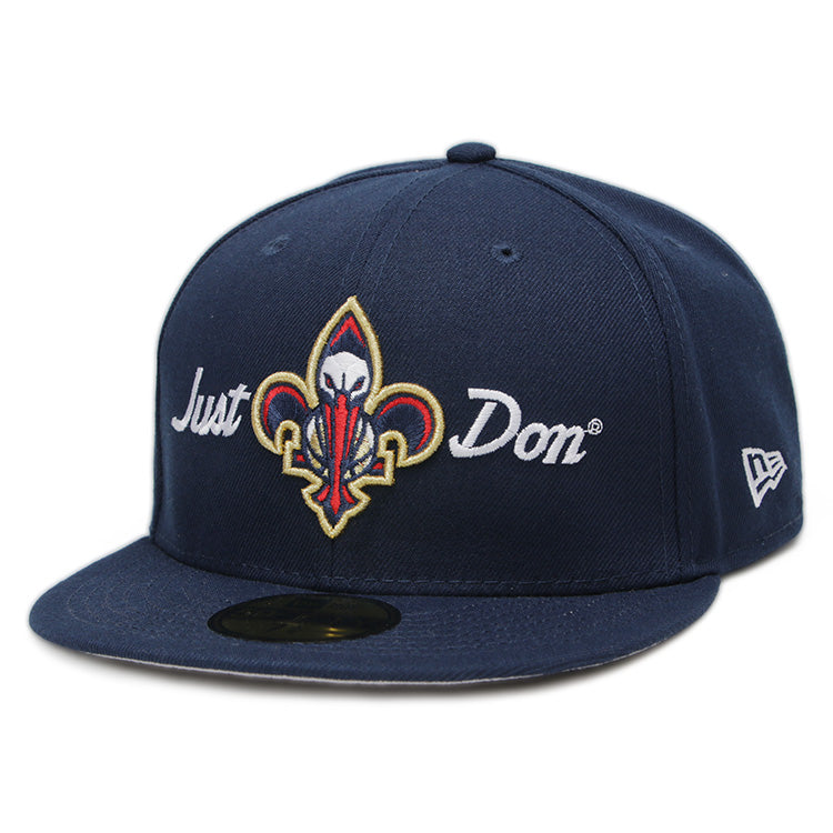 New Orleans Pelicans x JUST DON Navy 59FIFTY Fitted Cap