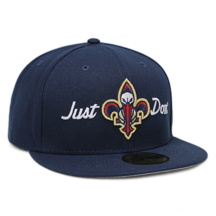 New Orleans Pelicans x JUST DON Navy 59FIFTY Fitted Cap