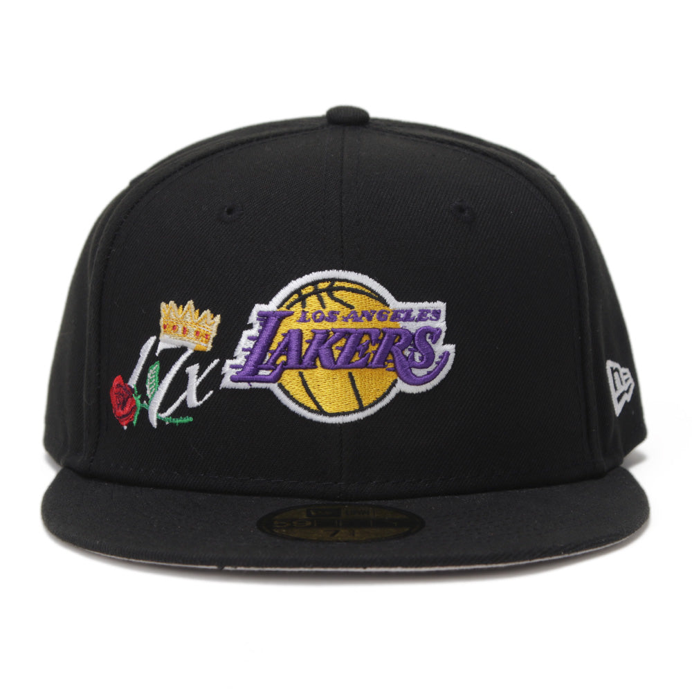 New Era Los Angeles Lakers NBA Crown Champs Purple 59FIFTY Fitted Cap