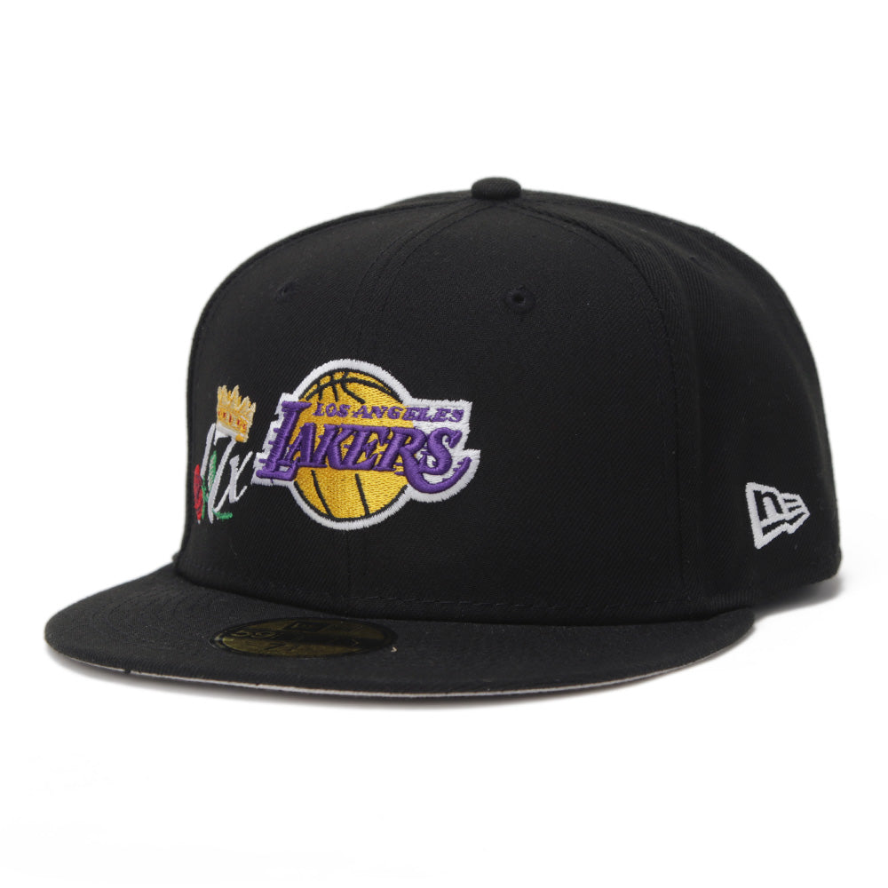 New Era Los Angeles Lakers NBA Crown Champs Purple 59FIFTY Fitted Cap