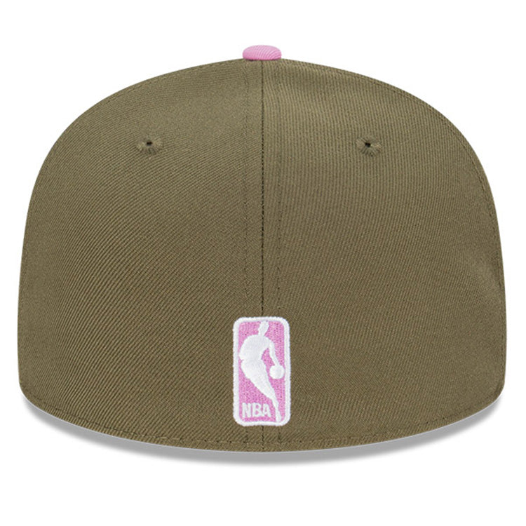 Chicago Bulls NBA Lavender Field 59FIFTY Fitted Cap