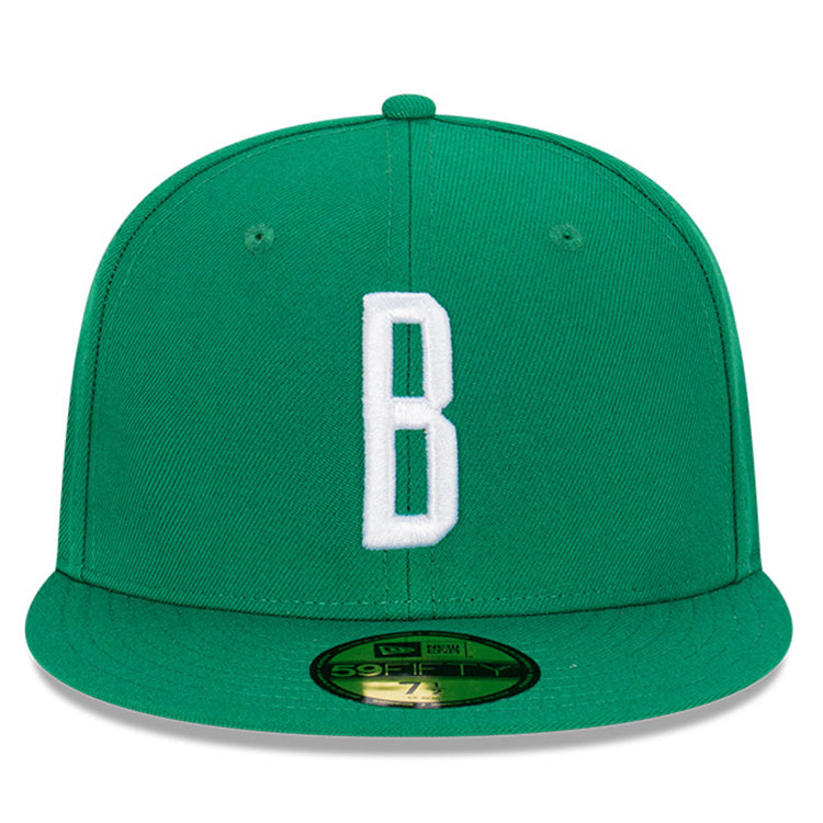 Boston Celtics NBA Ligature Kelly Green 59FIFTY Fitted Cap