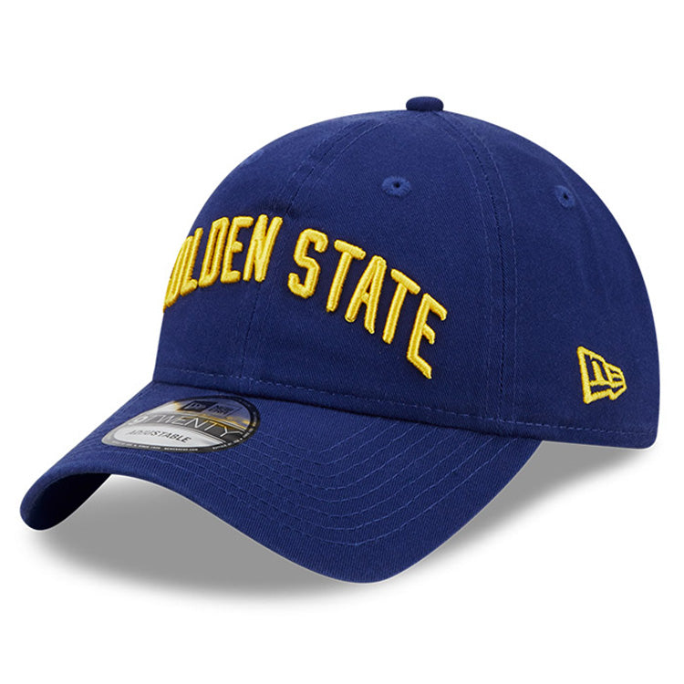 Golden State Warriors NBA Statement 2022 Dark Blue 9TWENTY Adjustable Cap