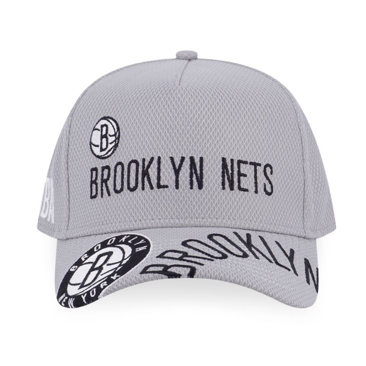 Brooklyn Nets NBA Generation Gray 9FORTY A-Frame Adjustable Cap